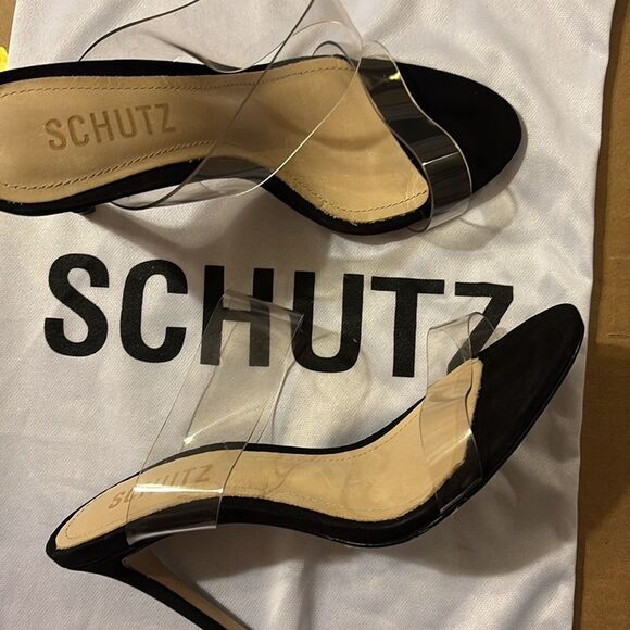 Schutz Ariella Stiletto Sandal with Dust Bag  size 5 NEW - Picture 4 of 9